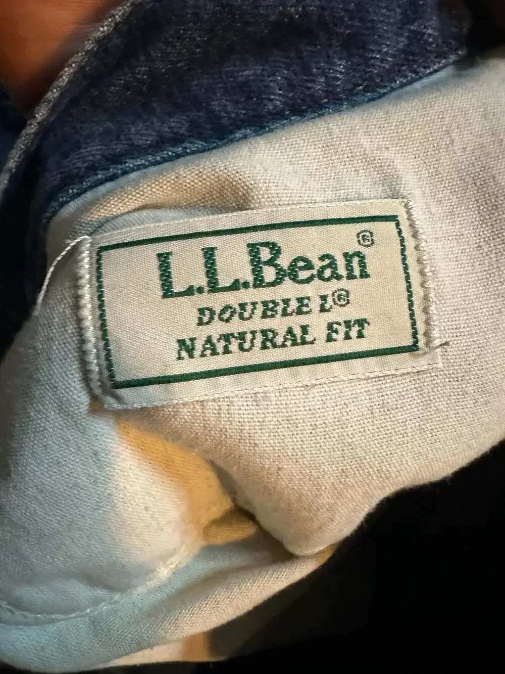 L.L.Bean Double L Natural Fit Vintage Denim Jeans